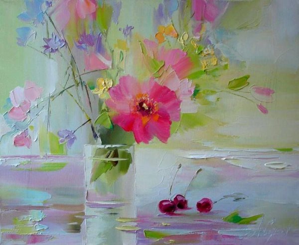 Живопись мастихином картины Сергеев художник картины