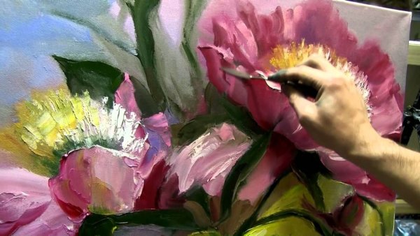 Игорь Сахаров художник картины мастихином