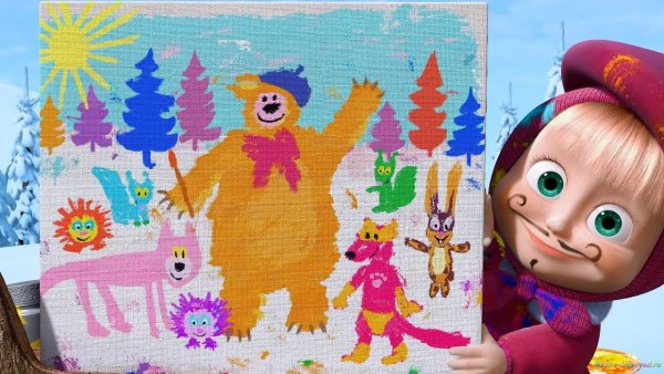 Маша и медведь художница