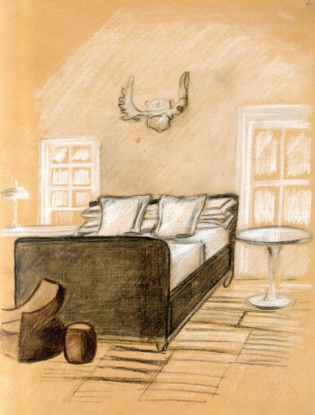 Зарисовки интерьера