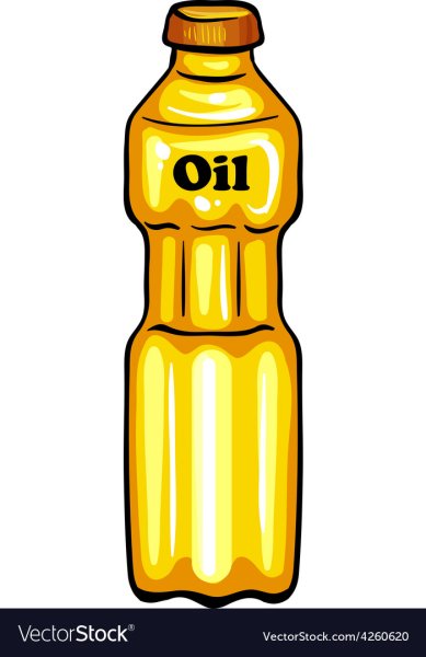 Бутылка масла вектор