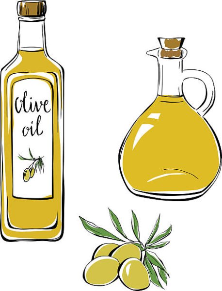 Бутылка масла рисунок