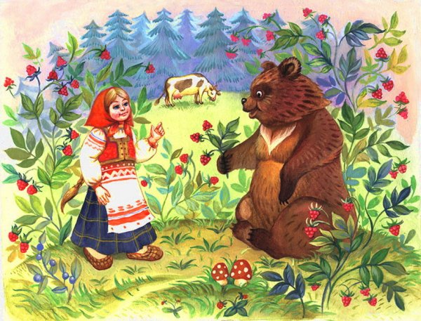 Маша и медведь рисунок