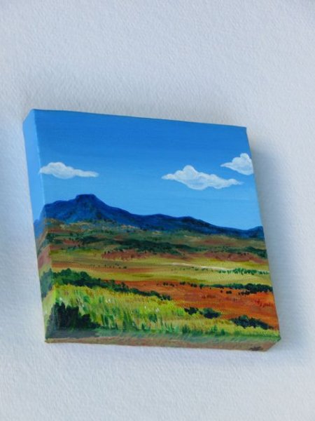 Миниатюрные пейзажи акрилом