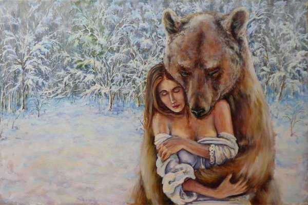 Маша и медведь рисунок цветной