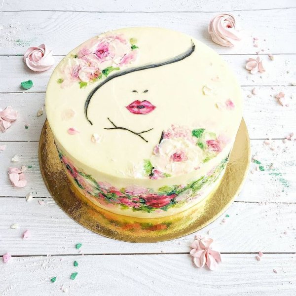 Роспись по торту