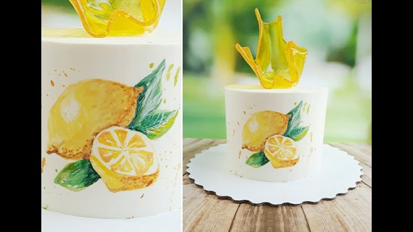 Декор с карамельной вазой