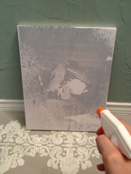 Перенос изображения на холст