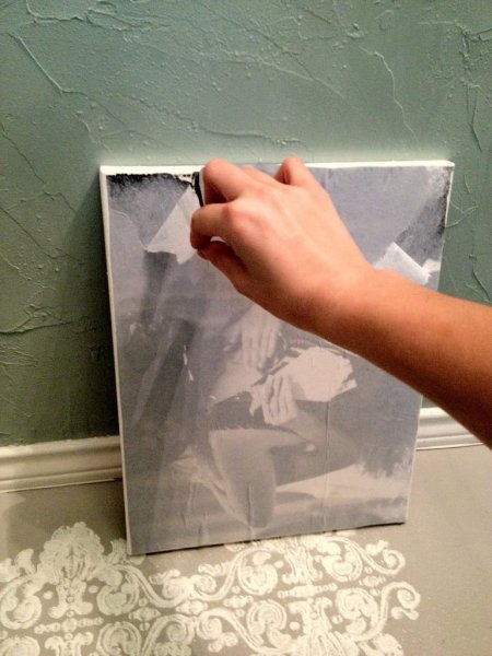 Перенос изображения на холст