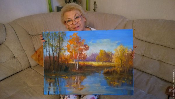 Картина на холсте бабушке