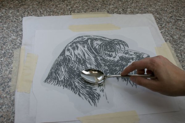 Перенос эскиза на холст