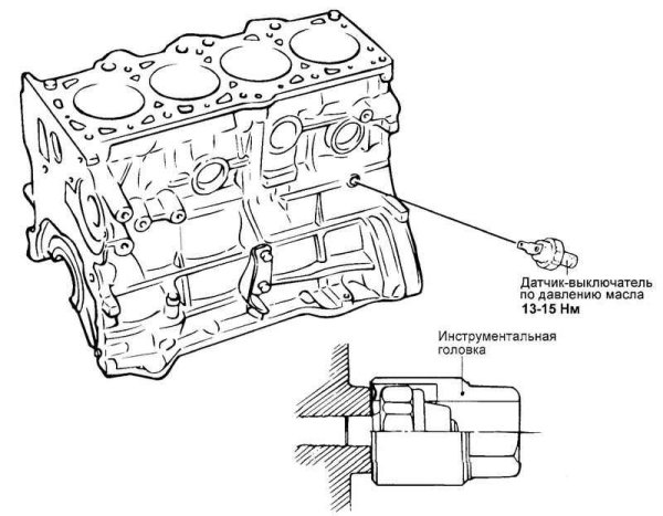 Датчик давления масла Хендай Матрикс 1.6
