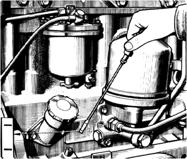 МТЗ 80 проверка уровня масла