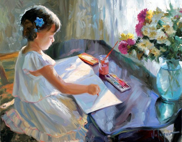 Владимир Волегов маленькая художница