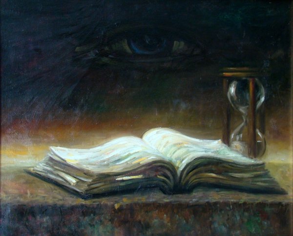 Книги в живописи маслом