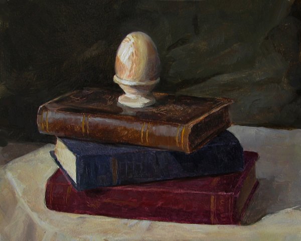 Книги в живописи маслом