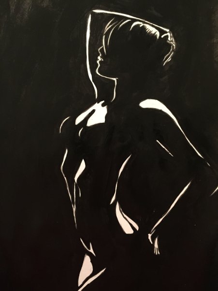 Силуэтная живопись