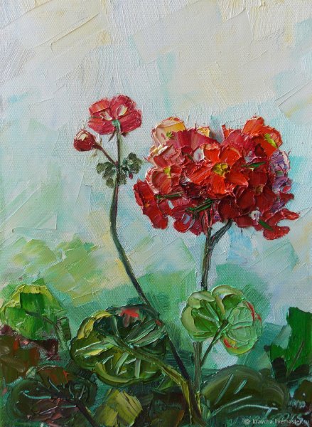 Барсамов картина герань