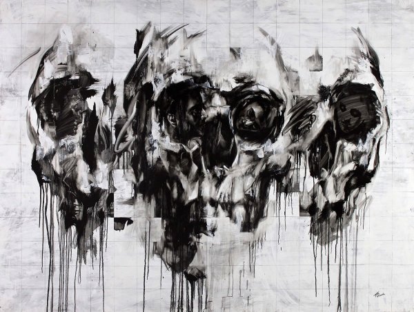 Современные черно белые картины