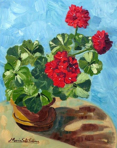 Матисс горшок герани