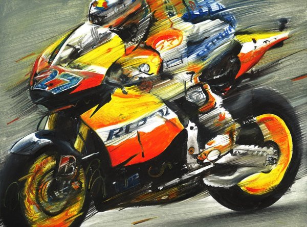 Картины Федосенко романа мотоциклист