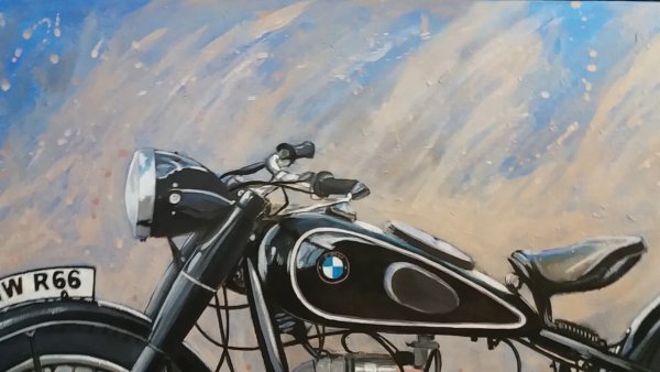 Федосенко картины байкер