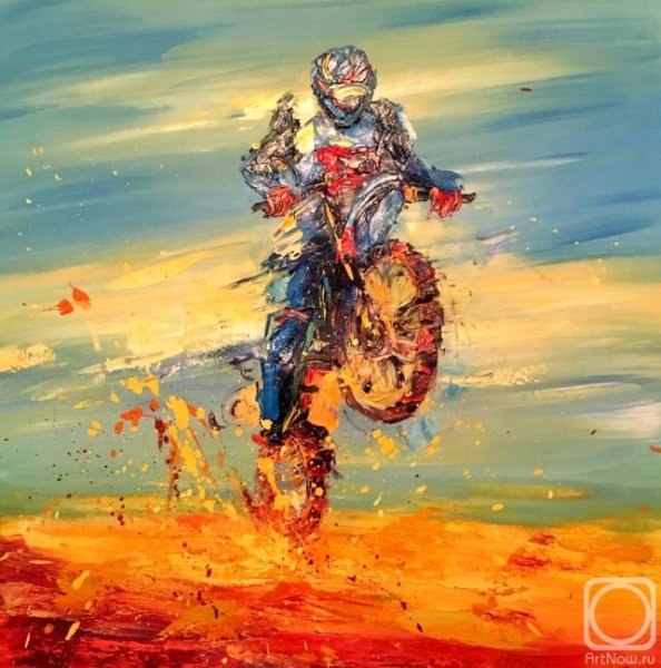 Картины Федосенко романа мотоциклист