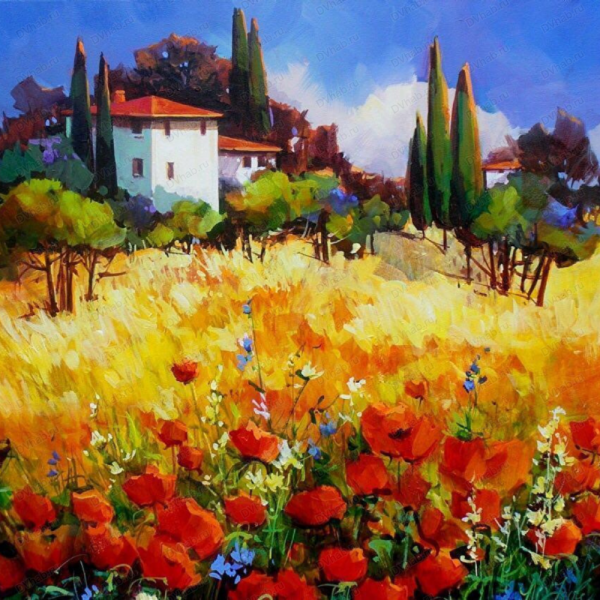 Тоскана живопись маслом