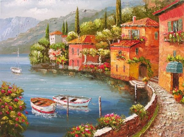 Итальянские пейзажи маслом