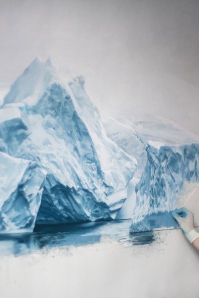 Айсберг картина маслом