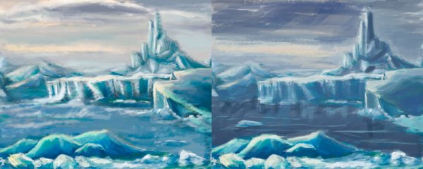 Рисование льдом