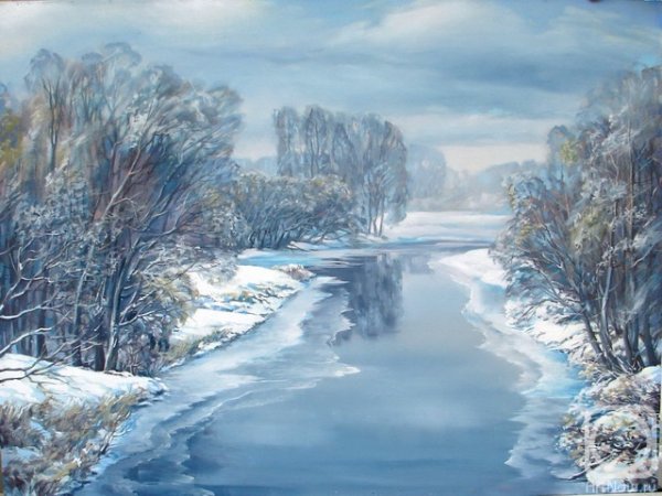 Художник Алексей Васильев зима