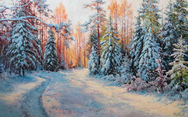 Куприянов художник. Зимний лес