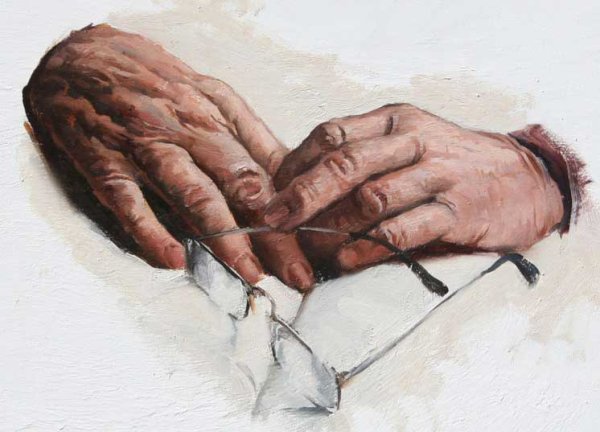 Руки живопись