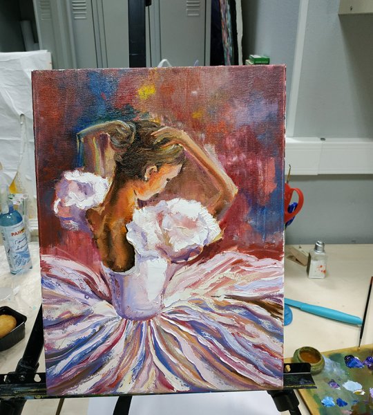 Мастер класс по живописи маслом