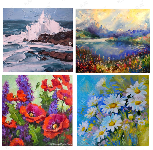 Рисование маслом на холсте для начинающих мастер класс