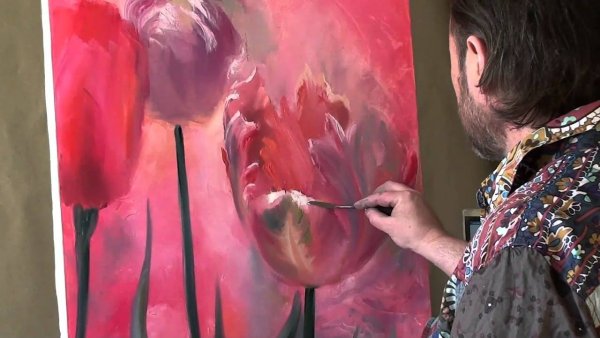 Мастер класс Игоря Сахарова тюльпаны