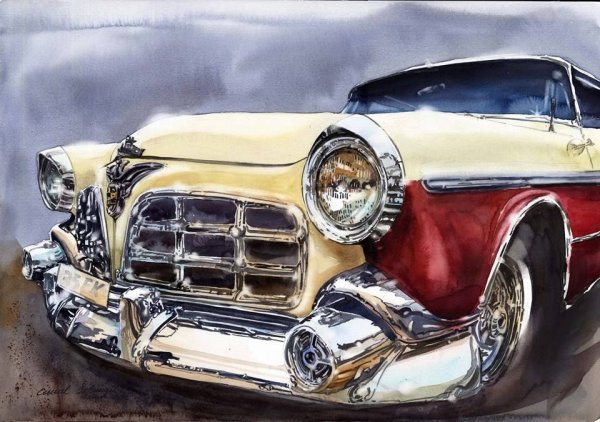 Старые машины живопись