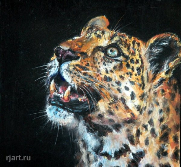 Леопард маслом