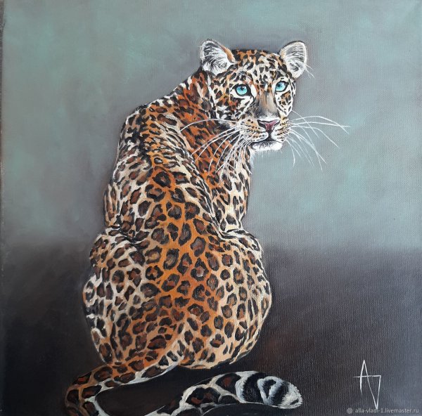 Леопард маслом