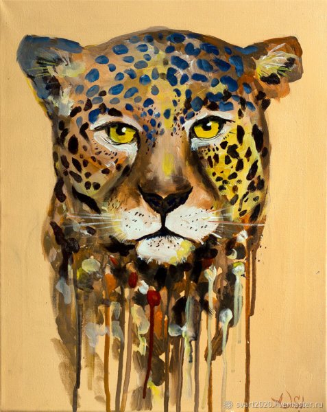 Леопард картина