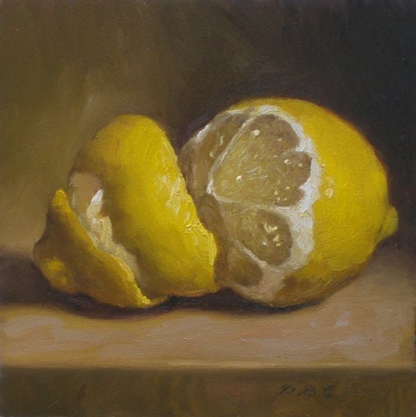 Симон Люттихейс натюрморт с лимоном
