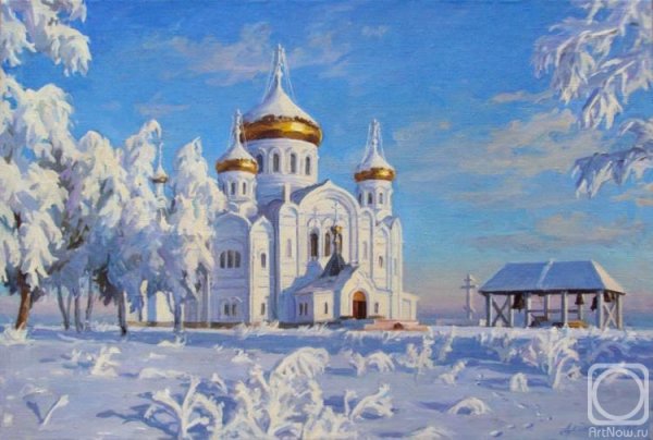 Картины деревня Любцы художника Евгения Захарова