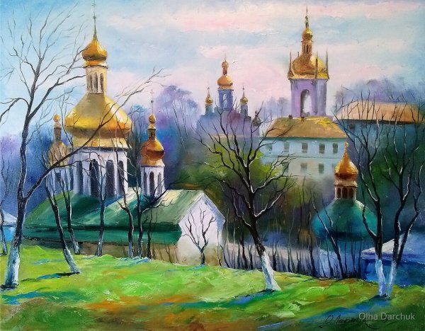 Милюков картины Церковь