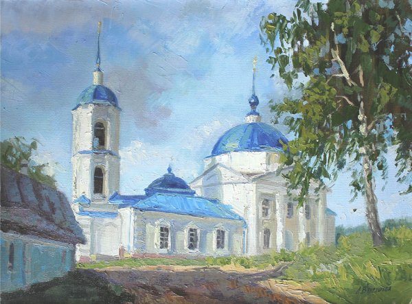 Художник Сергей Кольба картины зима