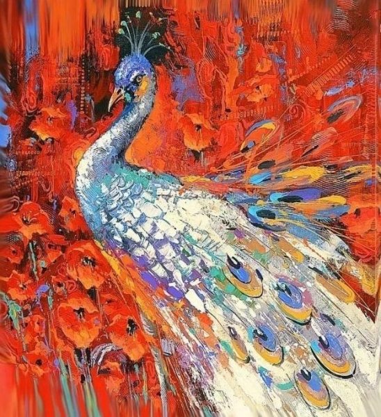 Дмитрий Спирос картины Павлин