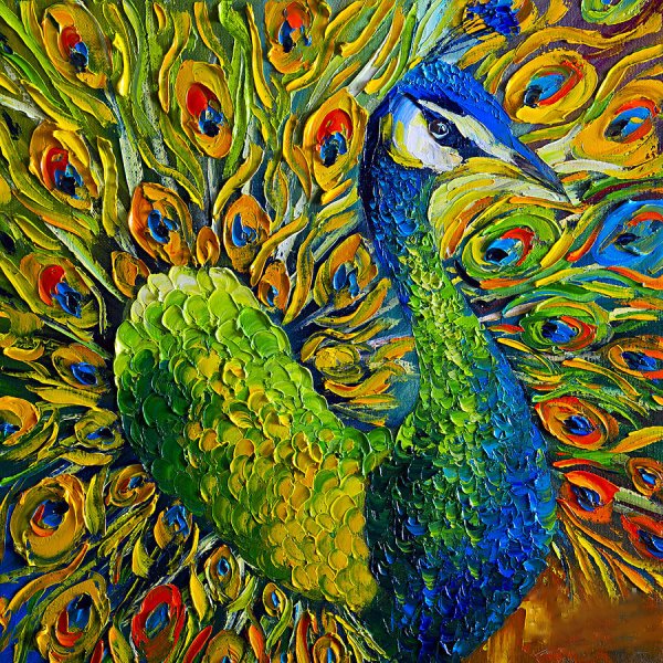 Пуантилизм Павлин