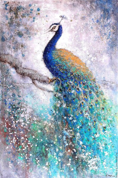 Картина Павлин