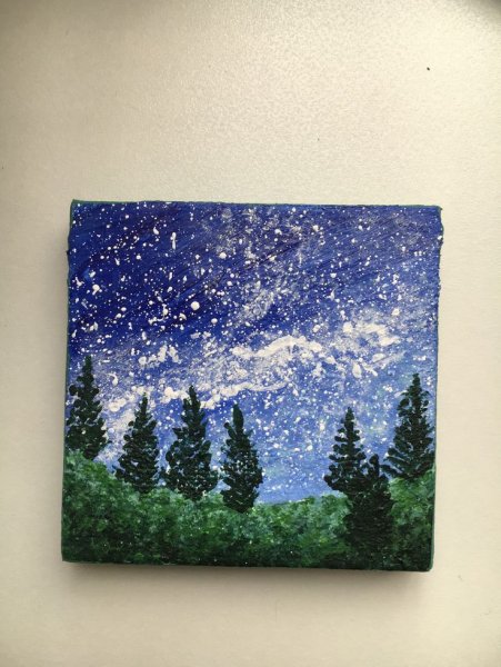 Миниатюры акрилом