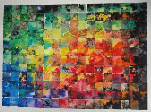 Живопись квадратиками